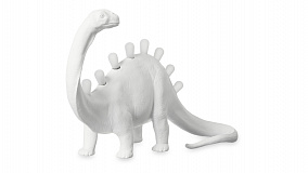 Настольная лампа Seletti Бронтозавр USB 49х17 h31 см, смола