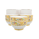 Набор салатников на 6 персон Falkenporzellan Vienna Creme Gold 14 см