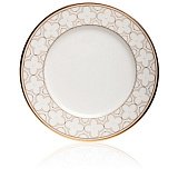 Тарелка обеденная Noritake "Трефолио,золотой кант" 28см
