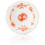 Салатник индивидуальный Meissen 12 см Красный Дракон, золотой кант