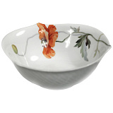 Салатник Meissen индивидуальный 14,5см Игра волн, рельеф, маки