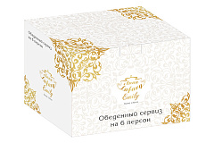 Столовый сервиз на 6 персон Золотая мечта