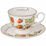 Чайный сервиз на 6 персон Земляника Strawberry, 14 предметов