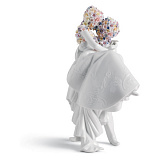 Фигурка Lladro Любовь II, цветы 17х27 см, фарфор