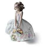 Фигурка Lladro Полевые цветы 21x26 см, фарфор