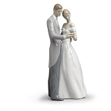 Фигурка Lladro Вместе навсегда 10х21 см, фарфор