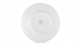 Набор чашек кофейных с блюдцами Decor de table Вола 100 мл, 4 шт, фарфор, платина, п/к